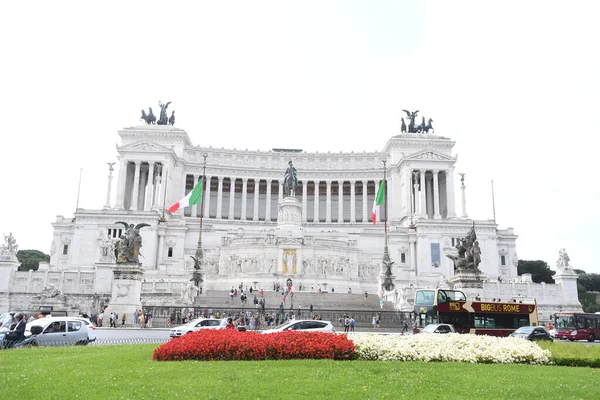 祖国的祭坛 也被称为Nazionale Vittorio Emanuele Ii纪念碑 — 图库照片