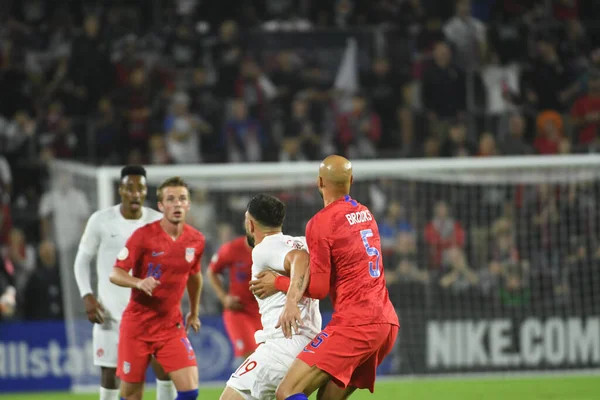 Amerikai Focicsapat Otthont Kanada Alatt Concacaf Nations League Match Exploria — Stock Fotó