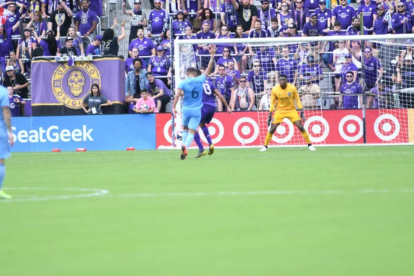 Orlando City Host New York City Orlando City Stadium Orlando — Zdjęcie stockowe