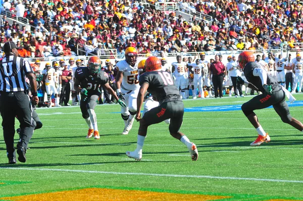 Florida Rattlers Affrontare Bethune Cookman Wildcats Scavato Classici Della Florida — Foto Stock