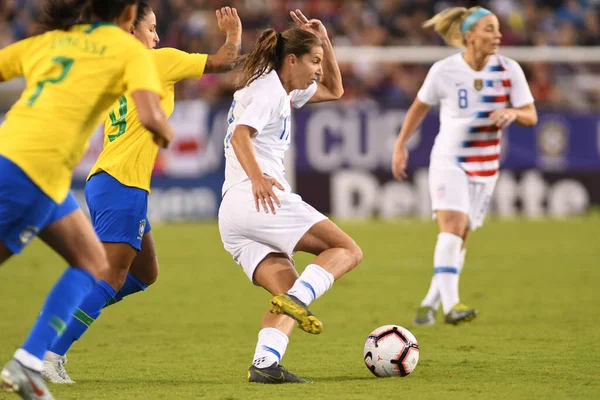 Shebelieves Cup Final Con Usa Brasil Raymond James Stadium Tampa — Foto de Stock