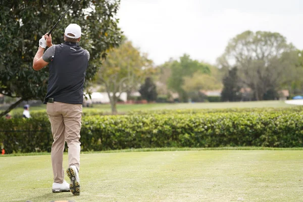 Durante Rodada Final Arnold Palmer Invitational 2020 Bay Hill Club — Fotografia de Stock