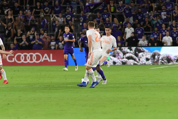 Orlando City Gastheer Atlanta United Het Exploria Stadium Augustus 2018 — Stockfoto