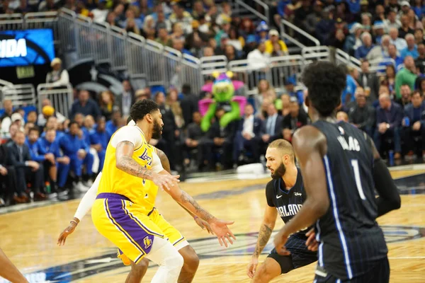 Orlando Magic Hospeda Lakers Amway Center Orlando Forida Quarta Feira — Fotografia de Stock