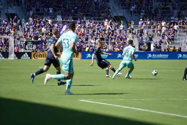 Orlando City Acoge Las Whitecaps Vancouver Orlando City Stadium Sábado — Foto de Stock