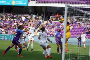 Orlando Pride 14 Nisan 2019 'da Orlando City Stadyumu' nda Portand Thorns 'a ev sahipliği yapıyor.