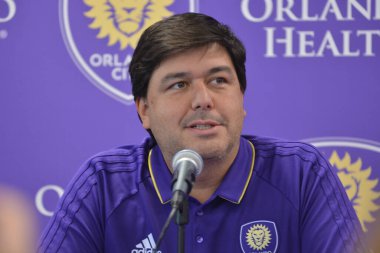 Orlando City SC, Dom Dwyer 'ı tanıtmak için bir basın toplantısı düzenledi..  