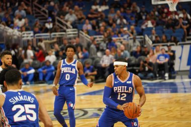 Orlando Magic 13 Ekim 2019 'da Florida, Orlando' daki Amway Center 'da Philadelphia 76ers' a ev sahipliği yaptı.. 