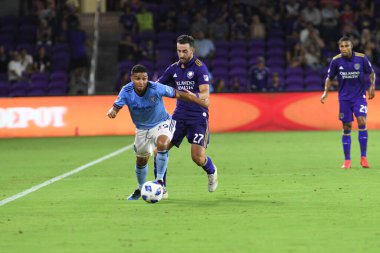 Orlando City 26 Temmuz 2018 'de Florida Exploria Stadyumu' nda NYC FC 'ye ev sahipliği yaptı. Fotoğraf: Marty Jean-Louis