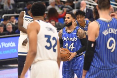 Orlando Magic, 7 Şubat 2019 'da Orlando, Florida' da bulunan Amway Arena 'da Minnesota Timberwolves' a ev sahipliği yapar..  