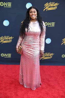 24 Mart 2018 Cumartesi günü Las Vegas 'taki Orleans Resort' ta düzenlenen 33. Yıldız Ödülleri Kırmızı Halı sırasında ünlüler.