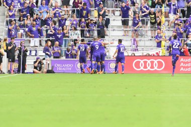 Orlando City, 31 Mart 2018 'de Orlando Florida' daki Exploria Stadyumu 'nda New York Red Bulls' a ev sahipliği yaptı..  