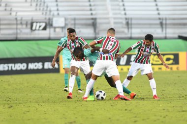Fluminense, Florida Kupası 'nda 15 Ocak 2018' de Orlando Florida 'da oynanan Spektrum Stadyumu' nda Barcelona SC 'ye karşı..