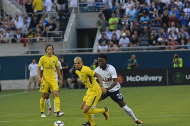 Paris Saint-Germain, Tottenham Hotspur 'a karşı 22 Temmuz 2017' de Orlando Florida 'daki Citrus Bowl' da. 