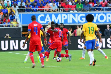 Brezilya, 8 Haziran 2016 tarihinde Orlando Florida 'daki Copa America Centenario' da Haiti ile karşılaştı.. 