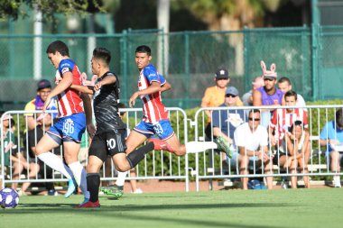 30 Temmuz 2019 'da Orlando Florida' daki Disney 'in Vahşi Spor Dünyası' nda düzenlenen MLS Allstar Haftası sırasında MLS Homegrown oyunu.