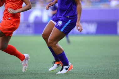 Orlando Pride sunucusu Houston Dash 23 Haziran 2016 'da Orlando Florida' daki Dünya Kampı Stadyumu 'nda..