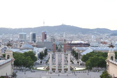 Sabahları şehir manzarası, şehir manzarası