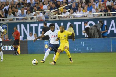 Paris Saint-Germain, Tottenham Hotspur 'a karşı 22 Temmuz 2017' de Orlando Florida 'daki Citrus Bowl' da.  