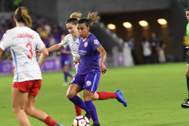 Orland Pride, 25 Ağustos 2018 'de Orlando Florida' daki Exploria Stadyumu 'nda Chicago Red Stars' a ev sahipliği yapıyor..  