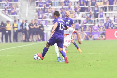 Orlando City, 31 Mart 2018 'de Orlando Florida' daki Exploria Stadyumu 'nda New York Red Bulls' a ev sahipliği yaptı..  