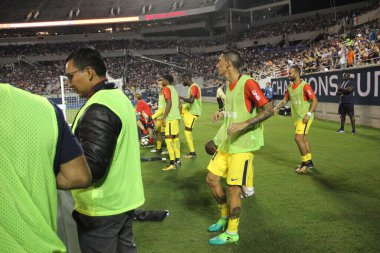Paris Saint-Germain, Tottenham Hotspur 'a karşı 22 Temmuz 2017' de Orlando Florida 'daki Citrus Bowl' da.  