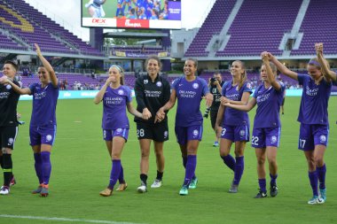 Orlando Pride, 27 Haziran 2018 tarihinde Orlando City Stadyumu 'nda Houston Dash' e ev sahipliği yaptı..  