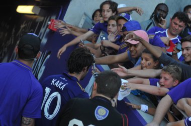 Orlando City 29 Nisan 2017 'de Orlando, Florida' daki Orlando City Stadyumu 'nda Colorado Rapids' e ev sahipliği yaptı.)