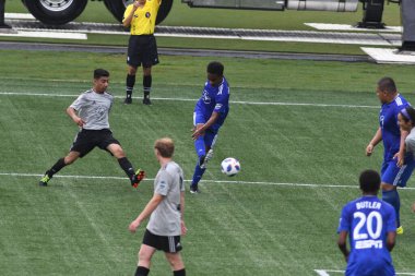 Atlanta United sunucusu Tigres & MLS Homegrown takımları 31 Temmuz 2018 'de Atlanta, Georgia' da düzenlenen MLS All Star haftasında. Fotoğraf: Marty Jean-Louis