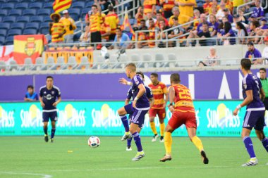 Orlando City SC, 29 Haziran 2016 'da Orlando Florida' daki Kamp Dünyası Stadyumu 'nda Fort Lauderdale Strikers' a ev sahipliği yaptı..