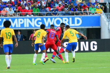 Brezilya, 8 Haziran 2016 tarihinde Orlando Florida 'daki Copa America Centenario' da Haiti ile karşılaştı.. 