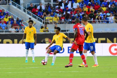Brezilya, 8 Haziran 2016 tarihinde Orlando Florida 'daki Copa America Centenario' da Haiti ile karşılaştı..