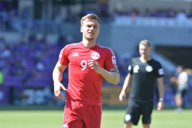 Orlando City SC, 9 Nisan 2019 'da Orlando, Florida' daki Citrus Bowl 'da New York Red Bulls' a ev sahipliği yapıyor..  