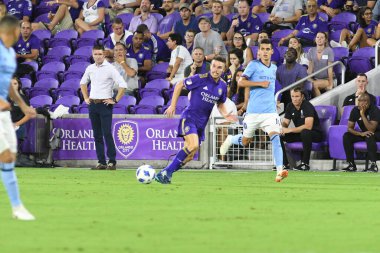 Orlando City 26 Temmuz 2018 'de Florida Exploria Stadyumu' nda NYC FC 'ye ev sahipliği yaptı. Fotoğraf: Marty Jean-Louis