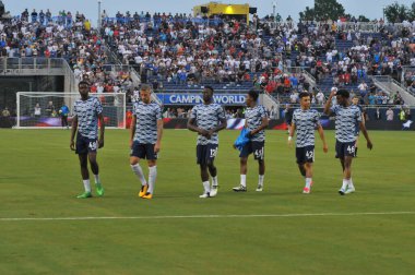 Paris Saint-Germain, Tottenham Hotspur 'a karşı 22 Temmuz 2017' de Orlando Florida 'daki Citrus Bowl' da.  