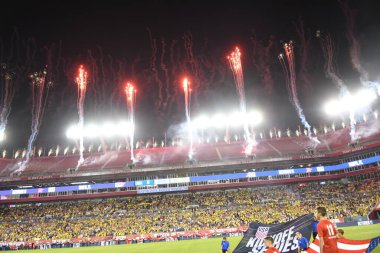 ABD Kolombiya 'ya karşı Raymond James Stadyumu' nda 11 Ekim 2018 'de. 