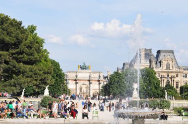 Güzel Paris Şehri Fransa 19 Mayıs 2014.  