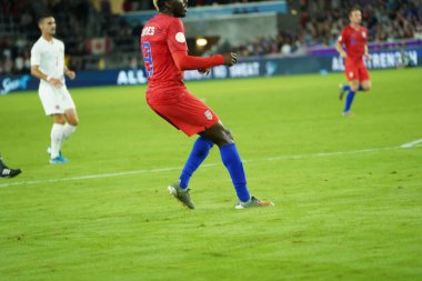 Amerikan Futbol Takımı 15 Kasım 2019 Cuma günü Orlando Florida 'daki Exploria Stadyumu' nda oynanan Concacaf Uluslar Ligi karşılaşmasında Kanada 'ya ev sahipliği yapmaktadır.