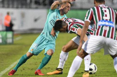 Fluminense, Florida Kupası 'nda 15 Ocak 2018' de Orlando Florida 'da oynanan Spektrum Stadyumu' nda Barcelona SC 'ye karşı..