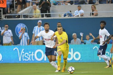 Paris Saint-Germain, Tottenham Hotspur 'a karşı 22 Temmuz 2017' de Orlando Florida 'daki Citrus Bowl' da. 