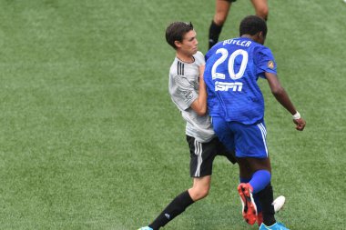 Atlanta United sunucusu Tigres & MLS Homegrown takımları 31 Temmuz 2018 'de Atlanta, Georgia' da düzenlenen MLS All Star haftasında. Fotoğraf: Marty Jean-Louis