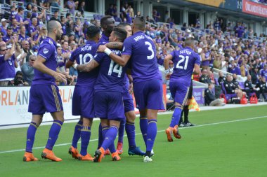 Orlando City, 31 Mart 2018 'de Orlando Florida' daki Exploria Stadyumu 'nda New York Red Bulls' a ev sahipliği yaptı..  