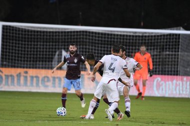 Real Salt Lake, 12 Temmuz 2020 'de Orlando Florida' da düzenlenen MLS Sırt Turnuvası sırasında Colorado Rapids ile karşı karşıya.
