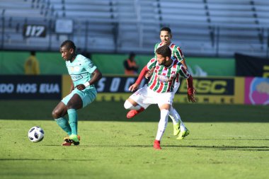 Fluminense, Florida Kupası 'nda 15 Ocak 2018' de Orlando Florida 'da oynanan Spektrum Stadyumu' nda Barcelona SC 'ye karşı..  