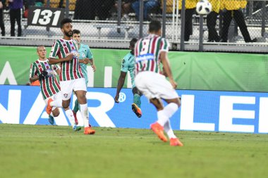 Fluminense, Florida Kupası 'nda 15 Ocak 2018' de Orlando Florida 'da oynanan Spektrum Stadyumu' nda Barcelona SC 'ye karşı..