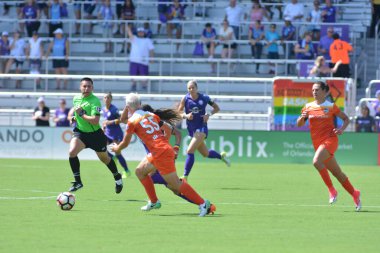 Orlando Pride, 24 Haziran 2017 tarihinde Orlando City Stadyumu 'nda Houston Dash' e ev sahipliği yaptı.. 