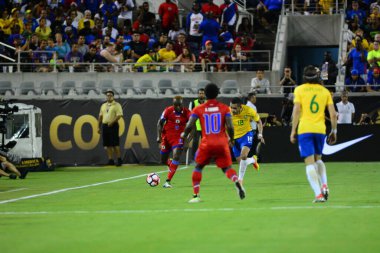 Brezilya, 8 Haziran 2016 tarihinde Orlando Florida 'daki Copa America Centenario' da Haiti ile karşılaştı..
