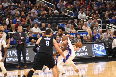 Orlando Magic, Philadelphia 76ers 'ı 14 Kasım 2018' de Orlando Florida 'daki Amway Center' da ağırlıyor..