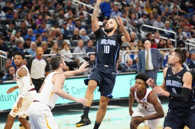 Orlando Magic, Orlando, Florida 'daki sezon açılışında Cleveland Cavaliers' ı Amway Center 'da ağırlıyor..