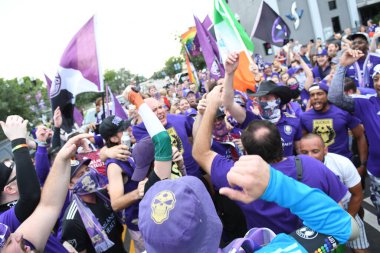 Orlando City 26 Temmuz 2018 'de Florida Exploria Stadyumu' nda NYC FC 'ye ev sahipliği yaptı. Fotoğraf: Marty Jean-Louis